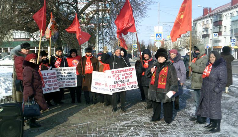 Столетний юбилей Красной Армии отметили в Ялуторовске