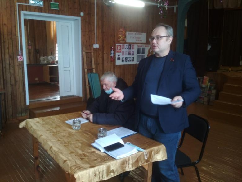 Рабочая поездка депутата-коммуниста Юрия Юхневича в Вагайское Заболотье