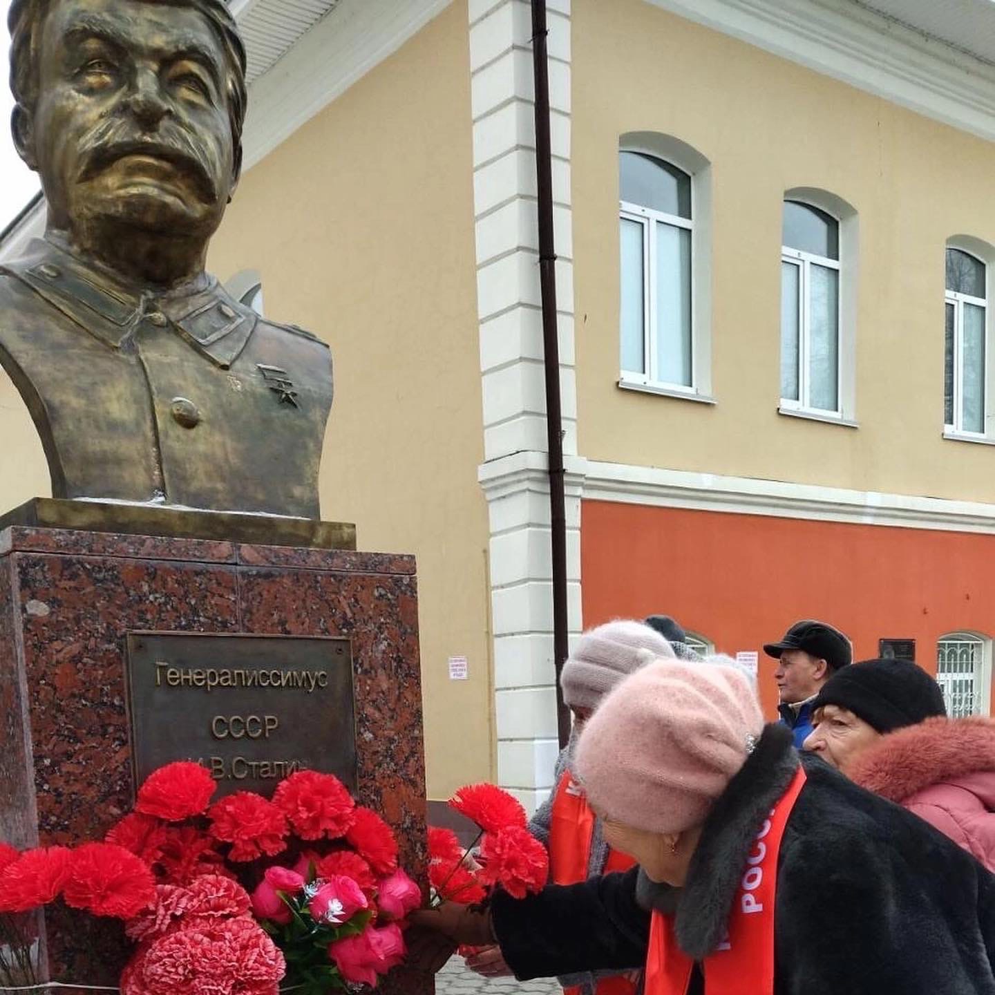 Акция Памяти И.В.Сталина в городе Ишиме